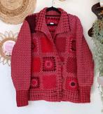 Handmade granny square gehaakt vest karin bloemen romy Booms, Kleding | Dames, Truien en Vesten, Handgemaakt, Ophalen of Verzenden
