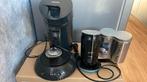 Senseo apparaat, Senseo melkopschuimer, koffiepads in blik, Ophalen, Zo goed als nieuw, Koffiemachine