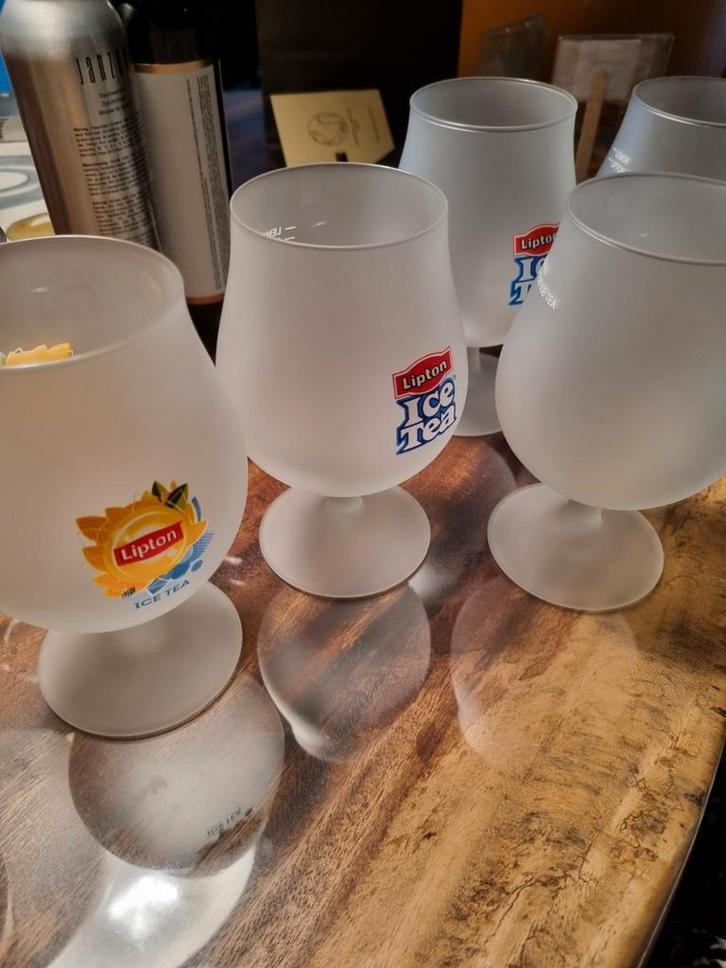 Set van Ice Tea Glazen, Verzamelen, Glas en Borrelglaasjes, Zo goed als nieuw, Overige typen, Ophalen