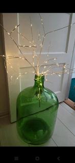 Groene Accuvaas met Verlichting, Ophalen, 50 tot 75 cm, Groen, Glas