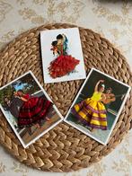 Vintage kaarten spaanse flamenco danseressen, Ophalen of Verzenden, Spanje