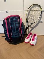 Tennis racket, schoenen, tas. Babolat, asics, Bidi Badu, L00, Overige typen, Ophalen of Verzenden, Zo goed als nieuw