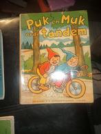 Puk en Muk op de Tandem - Vintage Kinderboek, Ophalen of Verzenden, Gelezen, Fictie algemeen