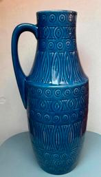 West Germany Scheurich vloervaas 423-47, Blauw, Aardewerk of Porselein, Ophalen of Verzenden, Zo goed als nieuw