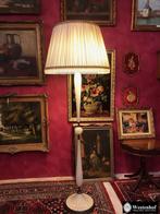 Groot brocante staande lamp - vloerlamp - Murano glas -, Huis en Inrichting, Lampen | Vloerlampen, Ophalen of Verzenden, Gebruikt