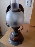 Vintage Virginia Beach Lamp, Huis en Inrichting, Lampen | Vloerlampen, Ophalen, Gebruikt, Glas, Minder dan 100 cm