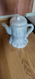 theepot witte porseleinen hond, Antiek en Kunst, Ophalen of Verzenden