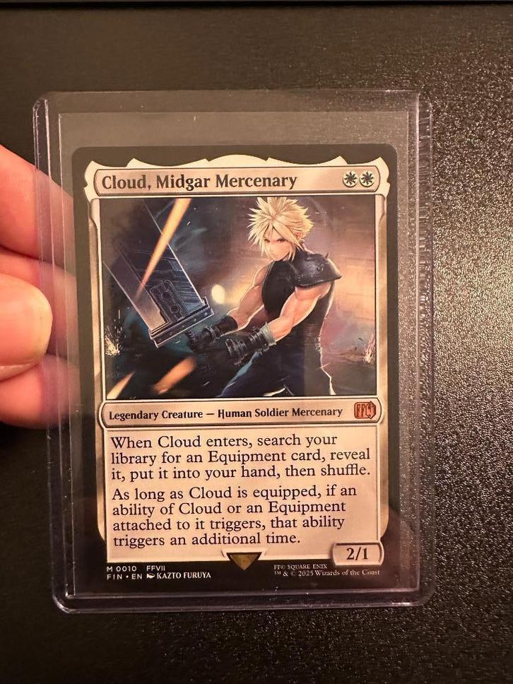 Cloud, Midgar Mercenary - mgt (Final Fantasy), Hobby en Vrije tijd, Verzamelkaartspellen | Magic the Gathering, Nieuw, Losse kaart