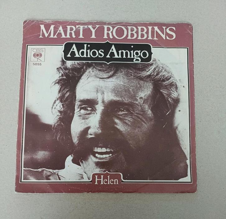 Marty Robbins - Adios Amigo, Cd's en Dvd's, Vinyl Singles, Gebruikt, Single, Pop, 7 inch, Ophalen of Verzenden