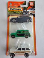 Matchbox 3 pack Wagons Volvo V60 Jeep Wagoneer Mini Van, Hobby en Vrije tijd, Modelauto's | Overige schalen, Nieuw, Auto, Verzenden