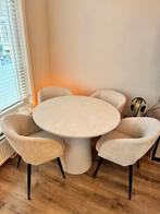 Eettafel beton cire look, Huis en Inrichting, Tafels | Eettafels, Ophalen, Zo goed als nieuw, Rond, 100 tot 150 cm