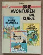 Kuifje - Drie Avonturen - Hardcover - Ongelezen, Eén stripboek, Ophalen of Verzenden, Zo goed als nieuw, Hergé