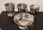 Lot van 4 wijnkoelers / champagnekoelers, Overige materialen, Gebruikt, Schaal, Rond