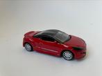 model Peugeot RCZ, rood, Bburago, 1/50 ( 308 ), Ophalen of Verzenden, Gebruikt, Auto