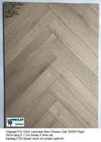 50,33m2  Visgraat Pvc click Orleans Beige Eik 32pak : €1195, Visgraat Pvc Click vloeren Rigid, 75 m² of meer, Nieuw, Ophalen of Verzenden