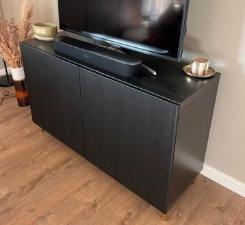 Ikea BESTA tvmeubel 120x42x72cm zwart - afbeelding 2