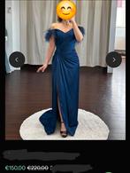 heel mooie avond jurk (abiye) maat 38,donkerblauw, Maat 38/40 (M), Blauw, Ophalen of Verzenden, Zo goed als nieuw