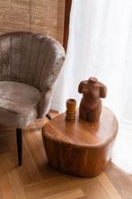 DutchBone Ayla bijzettafel - Nieuw in de verpakking, Huis en Inrichting, Tafels | Bijzettafels, Minder dan 55 cm, Nieuw, Ovaal