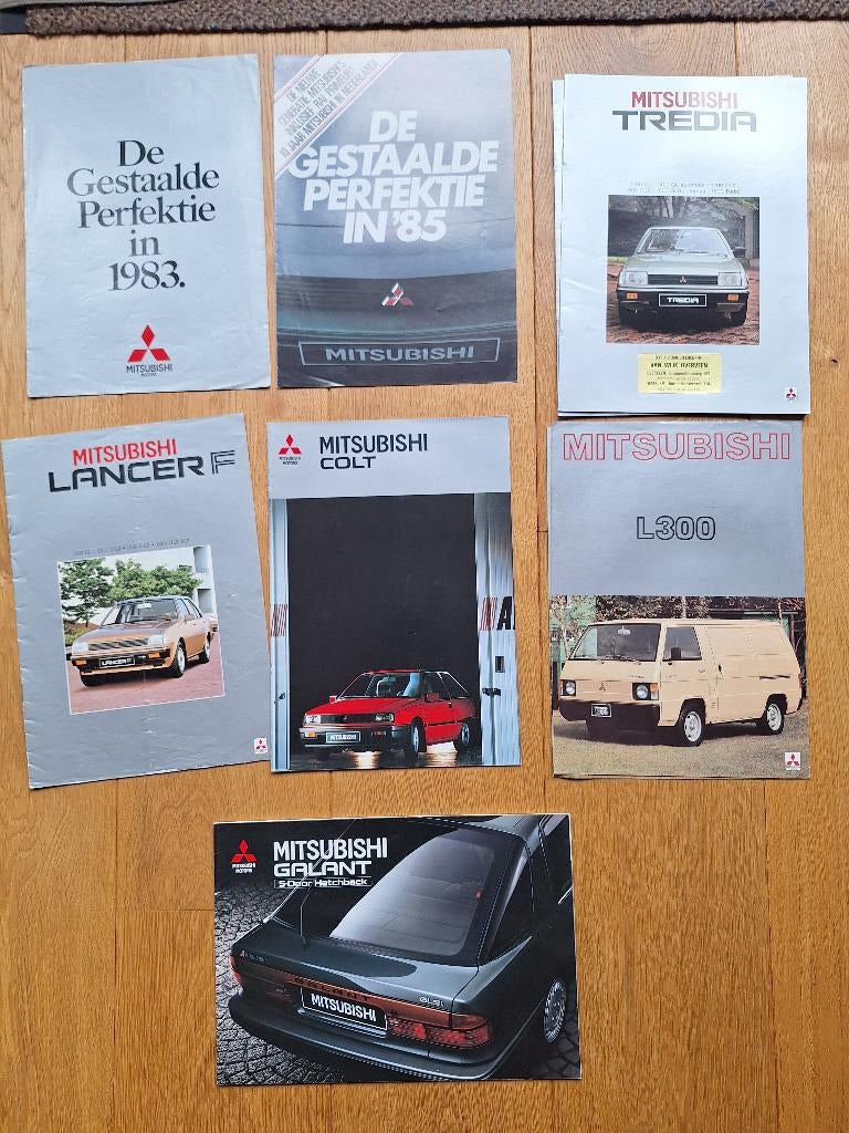Mitsubishi 1983 1985 Tredia Colt Lancer L300, Ophalen of Verzenden, Gelezen, Mitsubishi