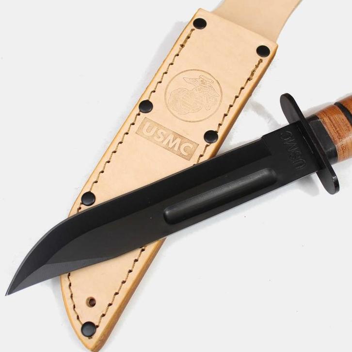 Us Ww2 Ka-bar usmc dolk - repro, Verzamelen, Militaria | Tweede Wereldoorlog, Mes of Dolk, Amerika, Ophalen of Verzenden