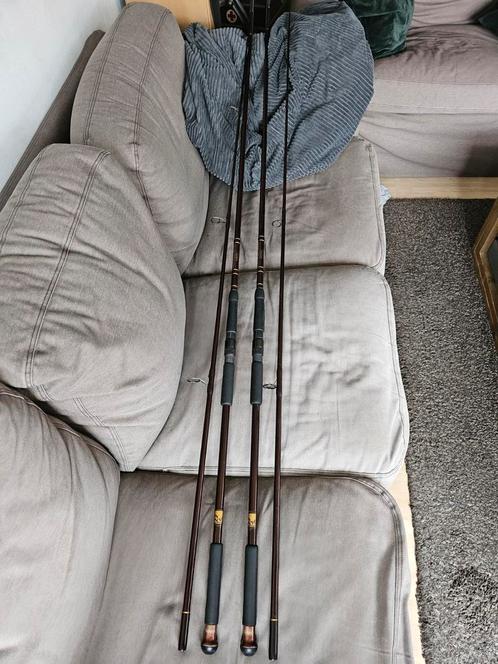 2 Rod Hutchinson Team 12ft 2,75lb karperhengels hengel, Watersport en Boten, Hengelsport | Karpervissen, Gebruikt, Werphengel