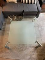 Glazen salontafel / Glass coffee table (1x1 meter), Minder dan 50 cm, 100 tot 150 cm, 100 tot 150 cm, Modern