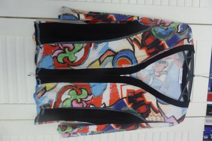 Apart fleurig vestje Carlo & Angeli, Kleding | Dames, Truien en Vesten, Zo goed als nieuw, Maat 38/40 (M), Overige kleuren, Ophalen of Verzenden