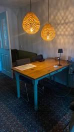Houten tafel, Huis en Inrichting, Tafels | Eettafels, Ophalen, 100 tot 150 cm, 50 tot 100 cm, Zo goed als nieuw