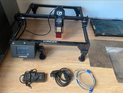 Longer Ray5 10W lasersnijder + accessoires – Compleet, Computers en Software, 3D Printers, Zo goed als nieuw, Ophalen of Verzenden