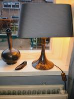 Vintage Tafellamp met Grijze Kap, Antiek en Kunst, Ophalen of Verzenden