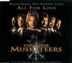 The Three Musketeers All for love 1single cd, Verzenden, Zo goed als nieuw