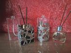 Sierflesjes houders met olielampen flesjes. Per stuk:, Ophalen of Verzenden