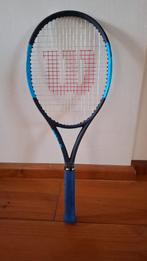 Wilson ultra 100 V2.0 pacific blauw, grip 3/4 3/8, Sport en Fitness, Ophalen, Zo goed als nieuw, Racket, Wilson