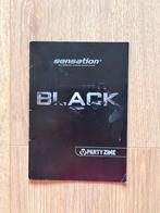 Sensation black flyerboekje 2007, Rechthoekig Staand, A4 of kleiner, Ophalen of Verzenden, Zo goed als nieuw