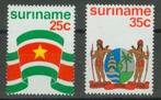 Suriname 17/18 1976 postfris, Ophalen of Verzenden, Postfris