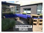 Steigerhout Loungeset Loungebank Hoekbank Tuinset Tuinbanken, Tuin en Terras, Verzenden, Meer dan 8 zitplaatsen, Steigerhout, Nieuw