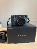 Fujifilm X100V Zwart originele doos, 3 accu’s, Nissi UV, Compact, Ophalen of Verzenden, Zo goed als nieuw, Fuji