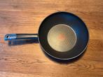 Tefal Wokpan voor inductie 28 cm, Gebruikt, Inductieplaat, Aluminium, Ophalen of Verzenden