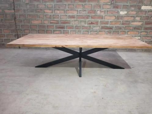 Mangohouten eetkamertafels Rond | Ovaal | Rechthoek, Huis en Inrichting, Tafels | Eettafels, Nieuw, 200 cm of meer, 200 cm of meer