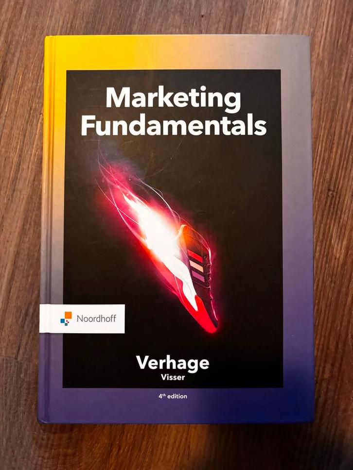Marketing Fundamentals - Verhage/Visser - ZGAN, Boeken, Economie, Management en Marketing, Zo goed als nieuw, Economie en Marketing