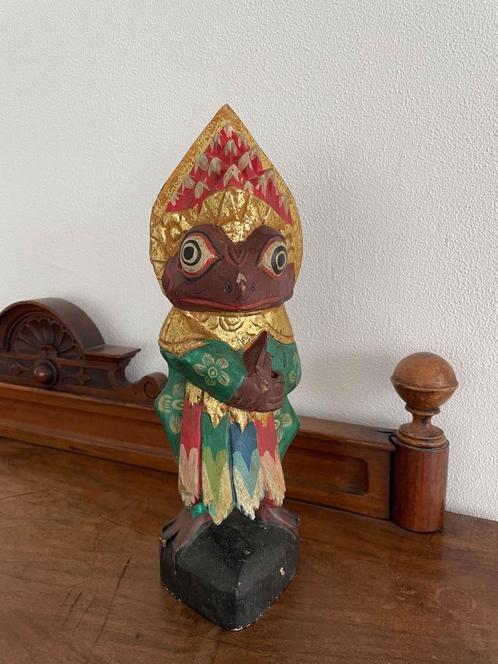 Indonesisch beeld kikker, Antiek en Kunst, Kunst | Beelden en Houtsnijwerken, Ophalen of Verzenden