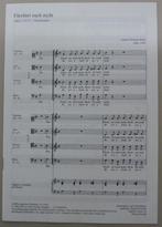 korpartituur Fürchtet euch nicht. J.M. Bach, Ophalen of Verzenden, Zo goed als nieuw, Artiest of Componist, Zang