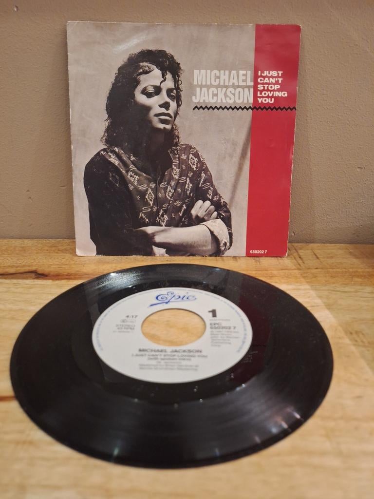 Michael Jackson - I Just Can't Stop Loving You - Single, Cd's en Dvd's, Vinyl Singles, Ophalen of Verzenden
