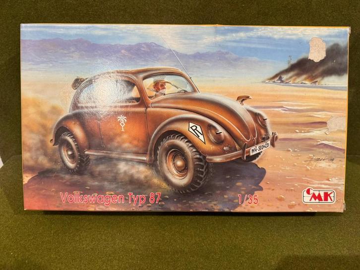 CMK T35013 1/35 Volkswagen type 87 + interior set, Hobby en Vrije tijd, Modelbouw | Auto's en Voertuigen, Zo goed als nieuw, Auto
