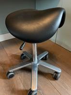 Zadelkruk bureaustoel zwart, Ophalen, Gebruikt, Zwart, Metaal