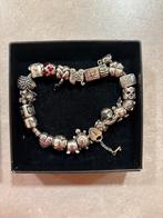Pandora Armband met Bedels, Sieraden, Tassen en Uiterlijk, Armbanden, Gebruikt, Ophalen of Verzenden, Met bedels of kralen, Zilver