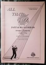 All that Jazz for Tenor Saxophone, James Power, Muziek en Instrumenten, Piano, Ophalen of Verzenden, Zo goed als nieuw, Artiest of Componist