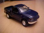 Maisto - Ford F150 4x4 Pickup 1997 [blauw] 1/26, Ophalen of Verzenden, Gebruikt, Auto