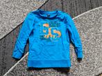Blauwe trui Met oranje Dino Maat 98, Trui of Vest, Onbekend, Ophalen of Verzenden, Zo goed als nieuw