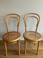 Prachtige stoeltjes van Thonet, Huis en Inrichting, Ophalen, Gebruikt, Bruin, Twee